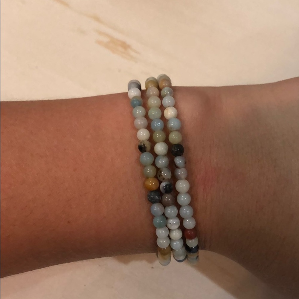 Set of 3 marble bracelets